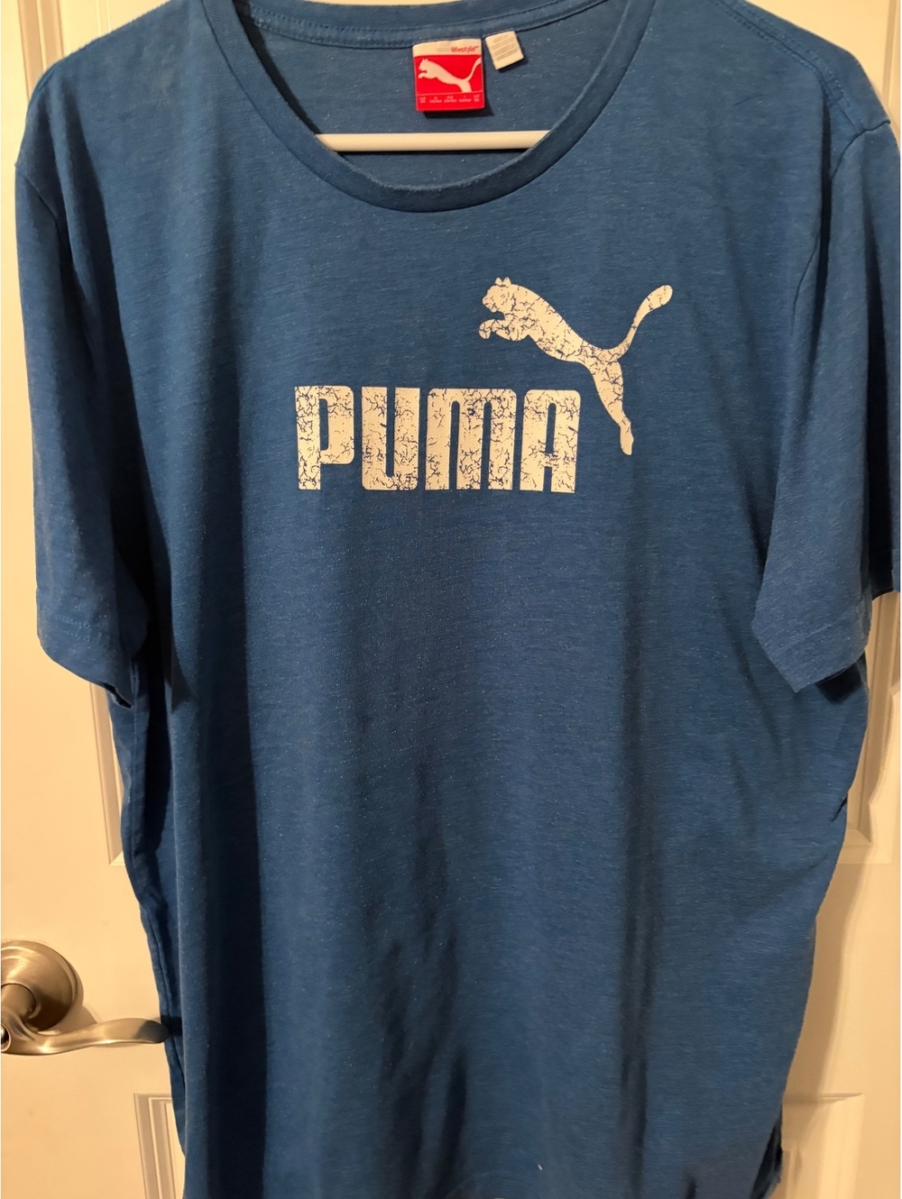 Puma Sport Lifestyle Blue Crew Neck T-Shirt XL